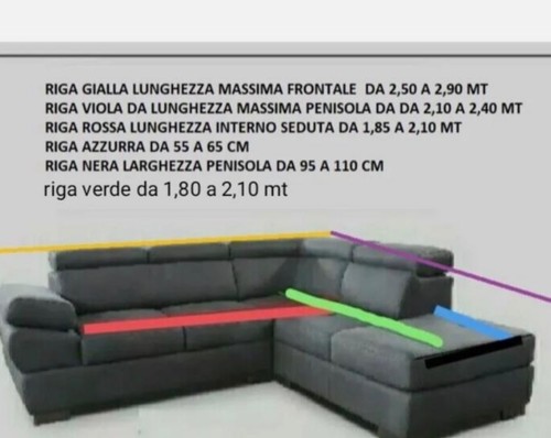 Copridivano angolare con - ,